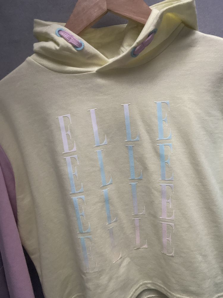 Bluza Elle kolorowa krotka S 36