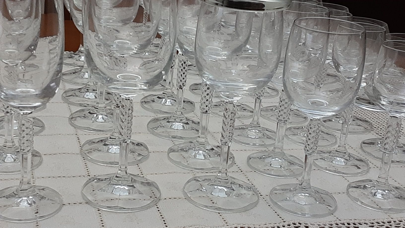 Serviço de copos cristal BOHEMIA 42 copos