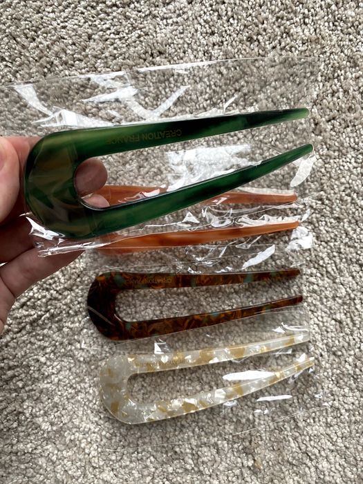 Заколка шпилька для волосся 4 шт набір, U-подібна