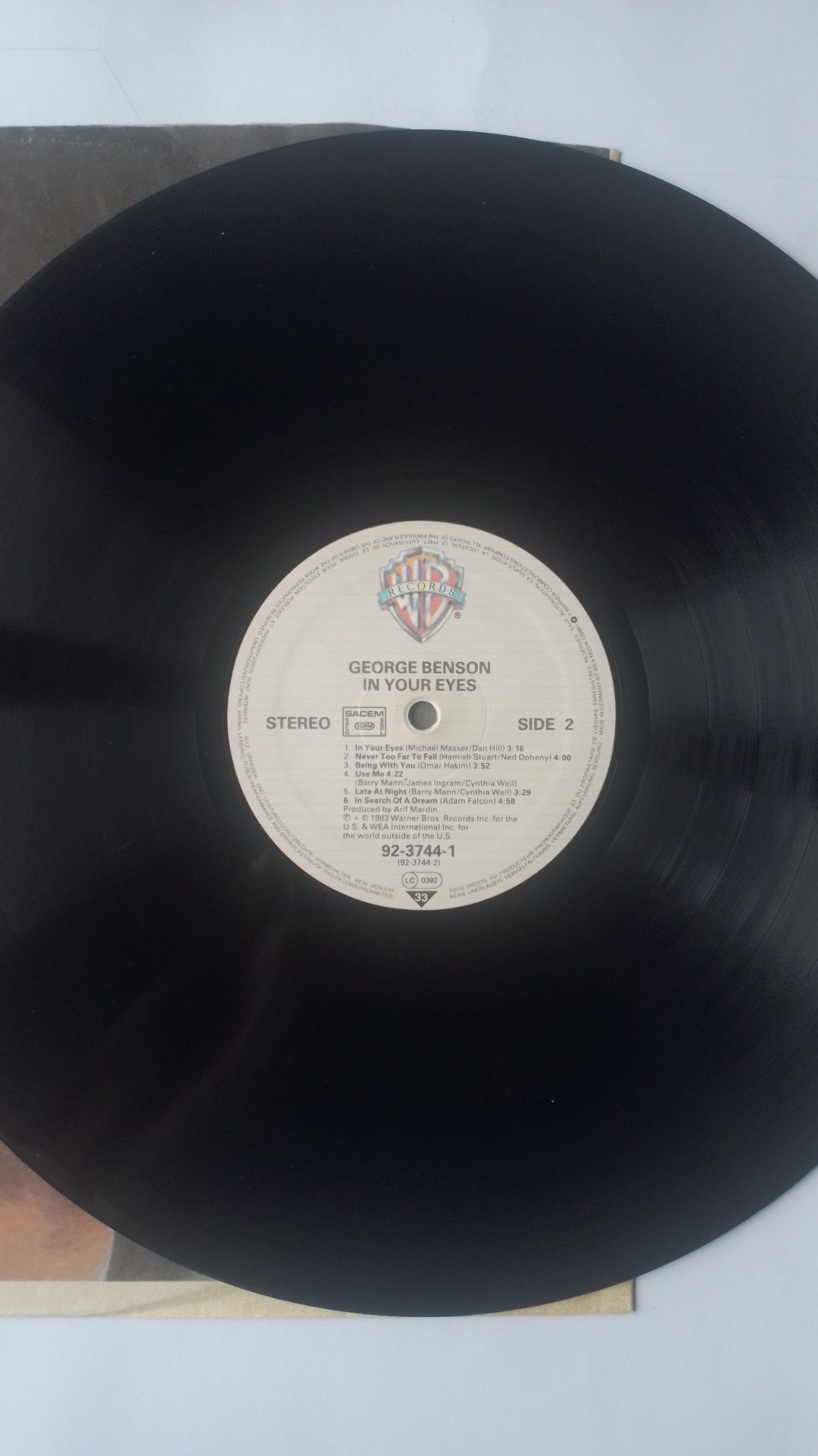 Диск винил. "George Benson"  1983.