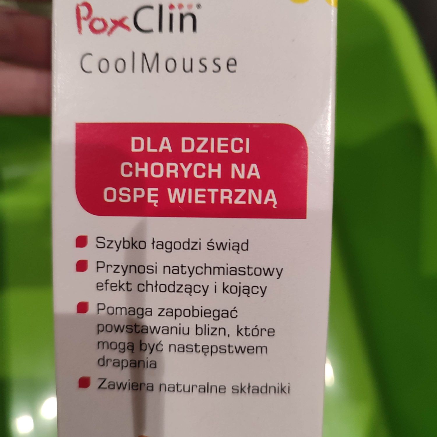 PoxClin, puder płynny, nadmanganian potasu - zestaw na ospę