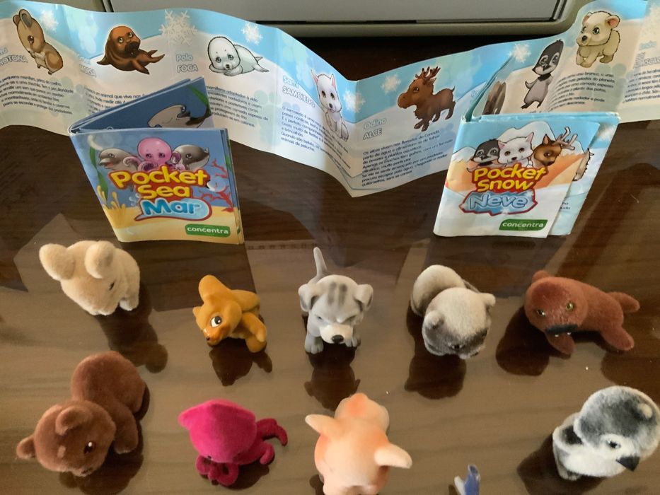 Pocket Snow e Pocket Sea - várias figuras - portes incluídos