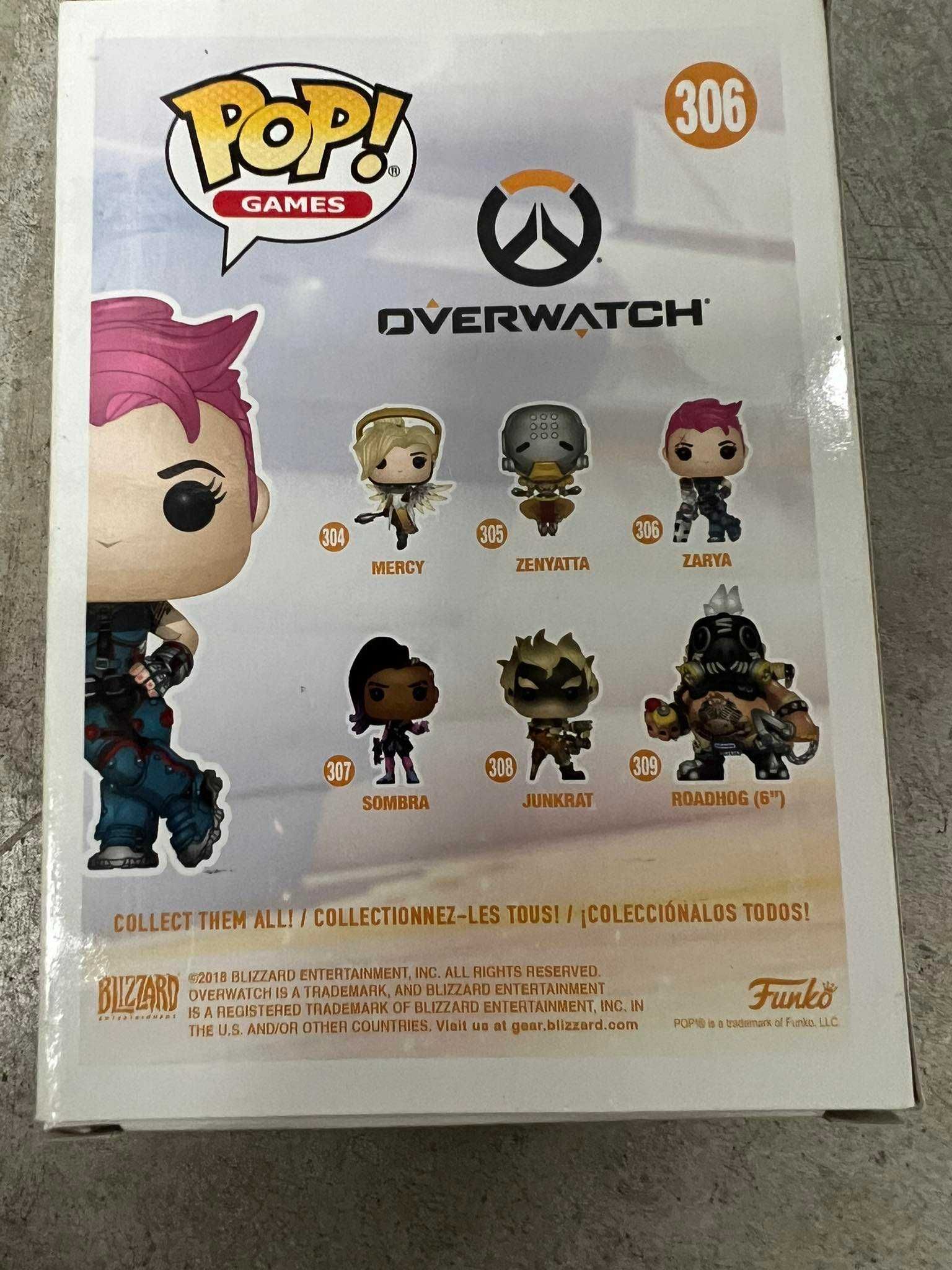 Figurka kolekcjonerska Funko POP Games 306 ZARYA Overwatch 2018