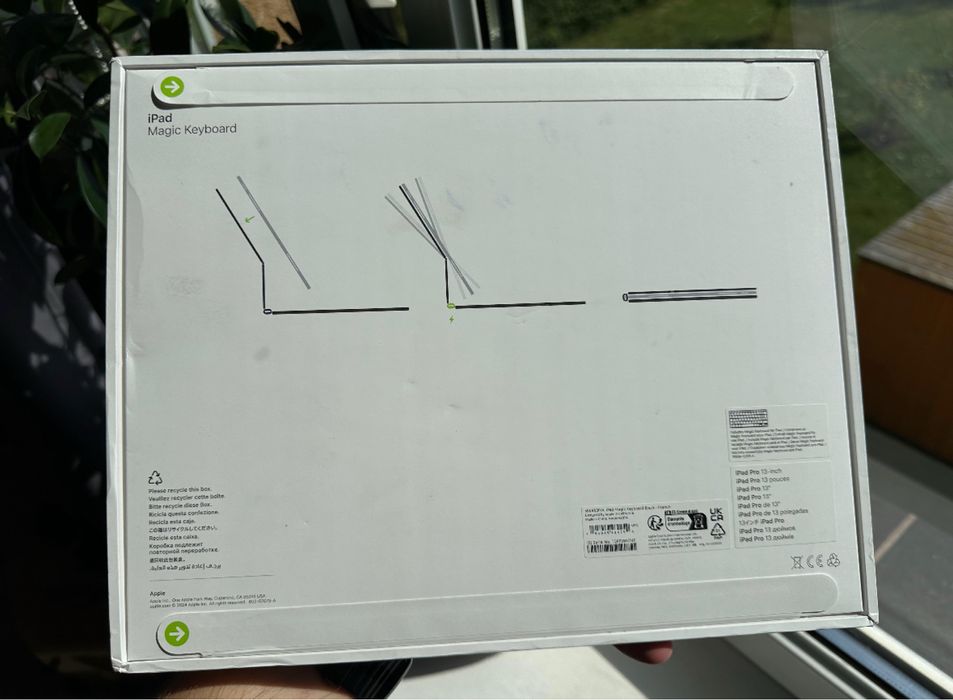 Apple Magic Keyboard MWR53F/A A2974 francuska Czarna