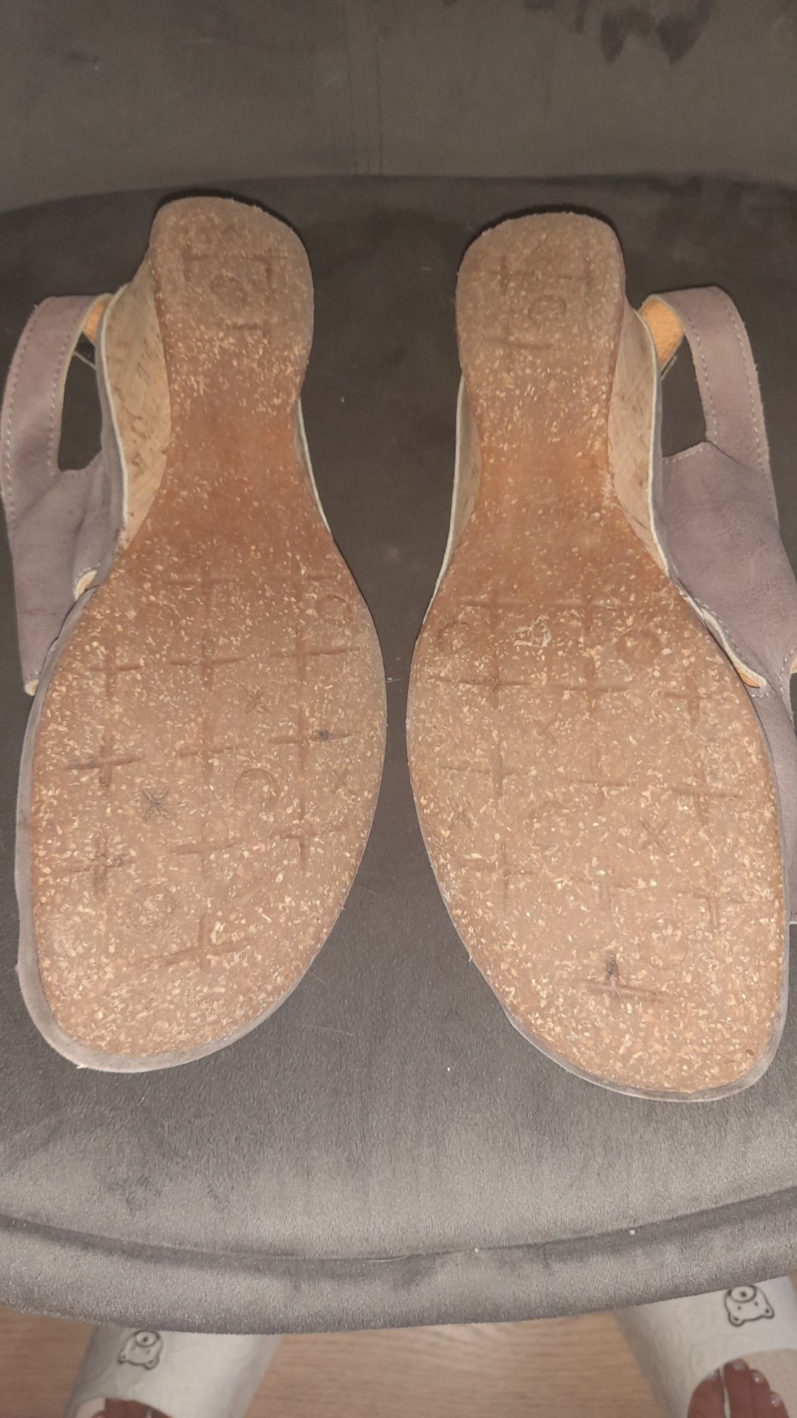 Buty na obcasie sandały 40