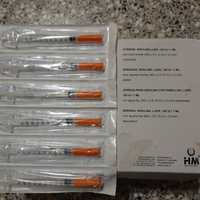 Шприцы инсулиновые HM Healthcare 1мл U100