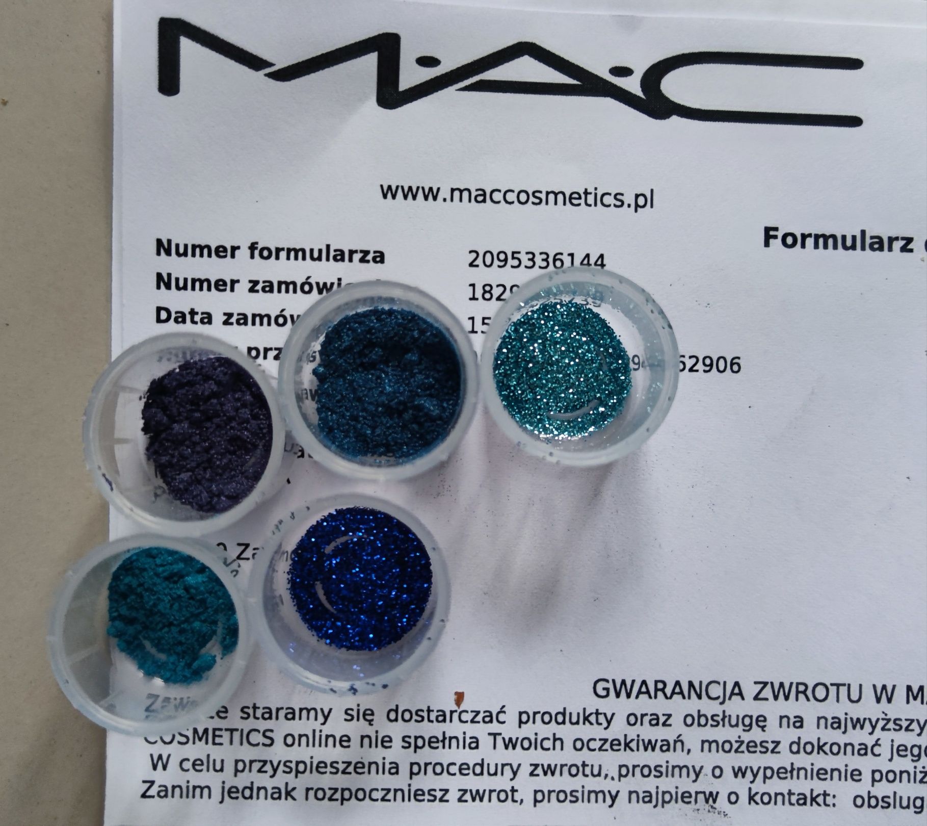 Zestaw 5 pigmentów MAC