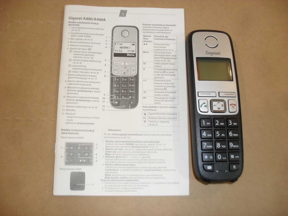 Telefon stacjonarny SIEMENS Gigaset A400A