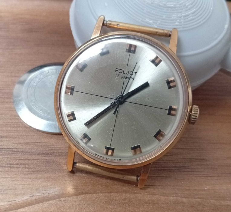 POLJOT -17 Kam. pozłacany  20mc.Garniturowiec eksportowy  . ŁADNY STAN