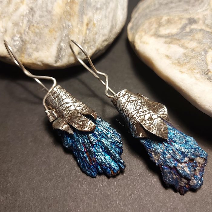 Сережки авторські. Турмалін