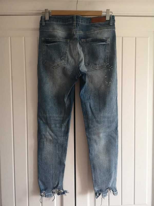 Spodnie jeans długość 3/4