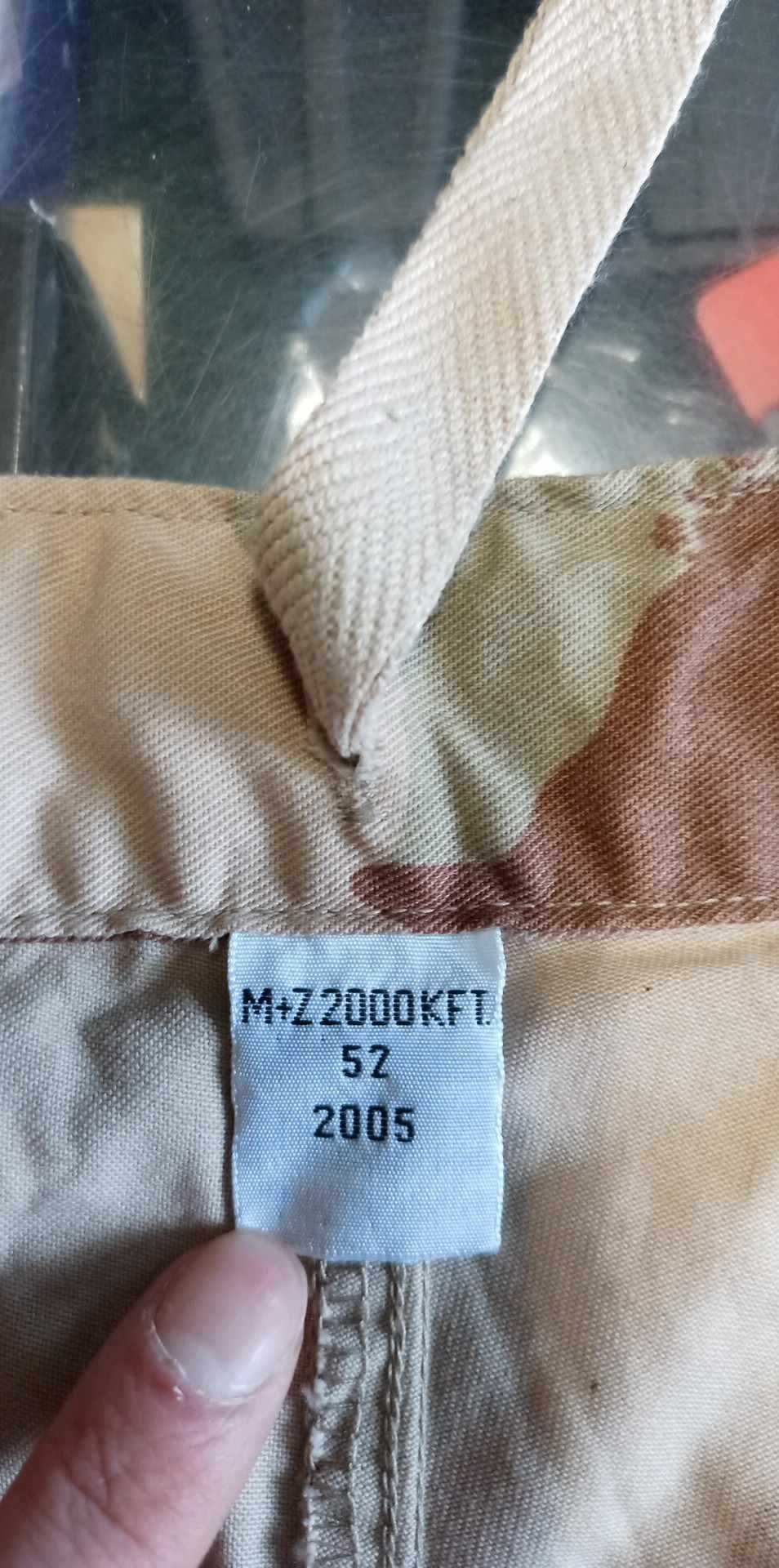 Spodnie Armia Węgry 4-color M04/M1990 Desert r.52  pas96 Afganistan #1