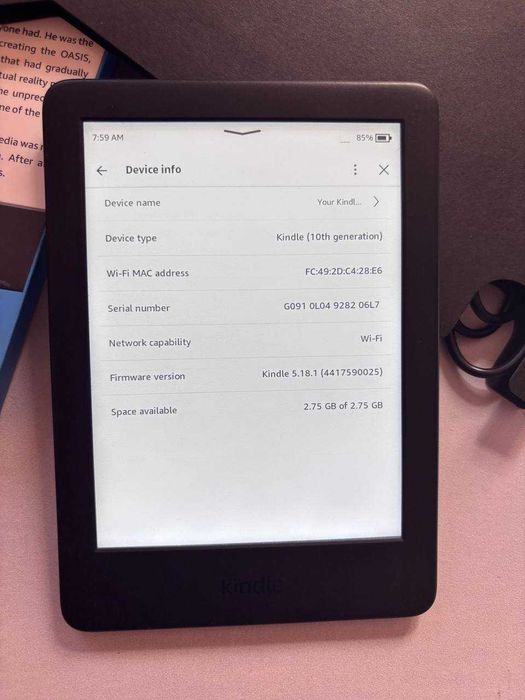 Електронна книга Amazon Kindle 10 повний комплект