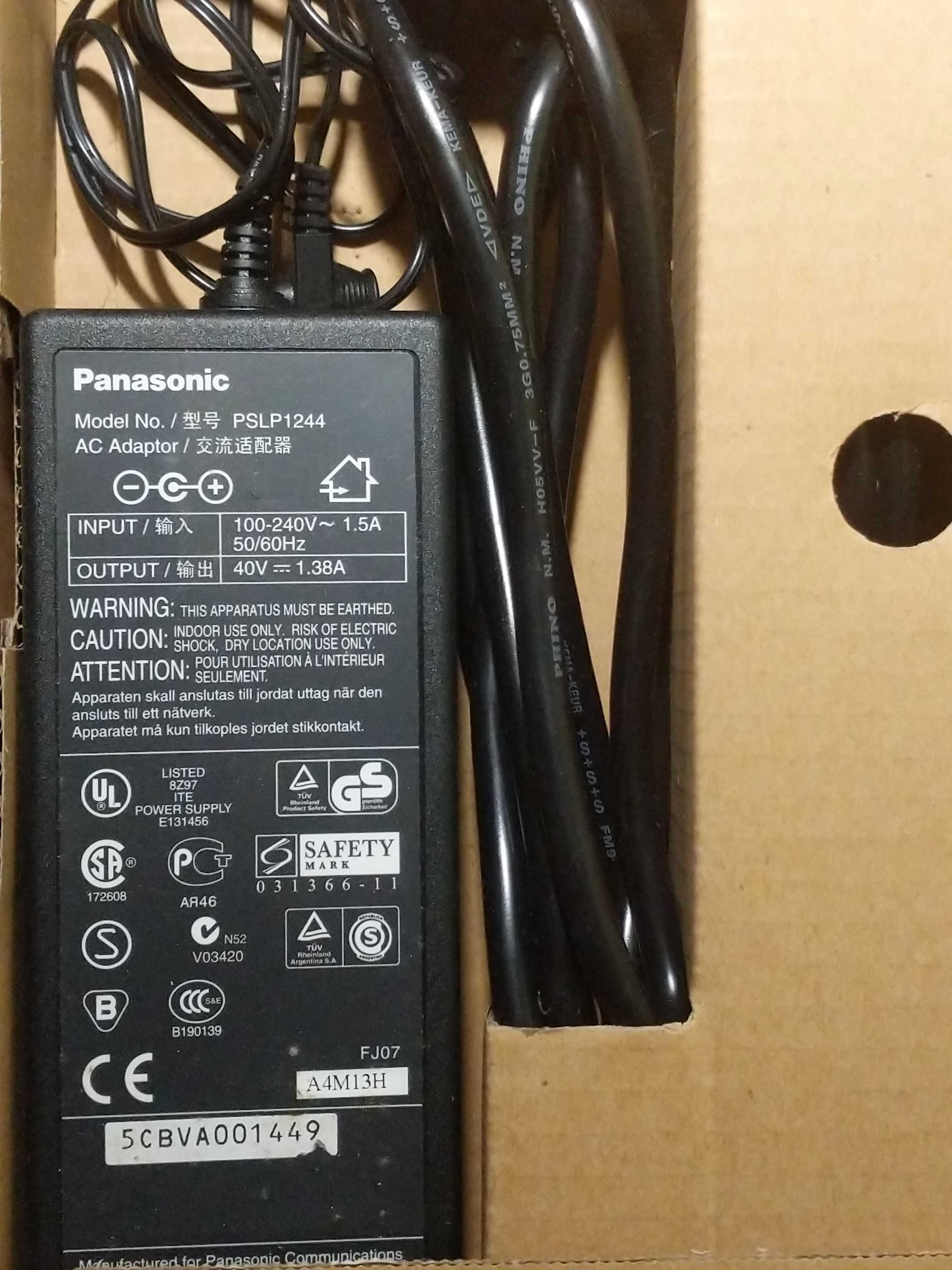 Panasonic PSLP 1244 блок живлення 40 в 1.38 а