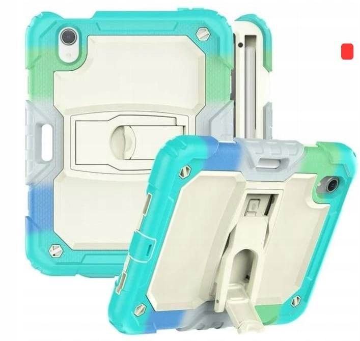Etui Case na Tablet iPad Mini 6/8.3" z Paskiem Pancerny Kolorowy