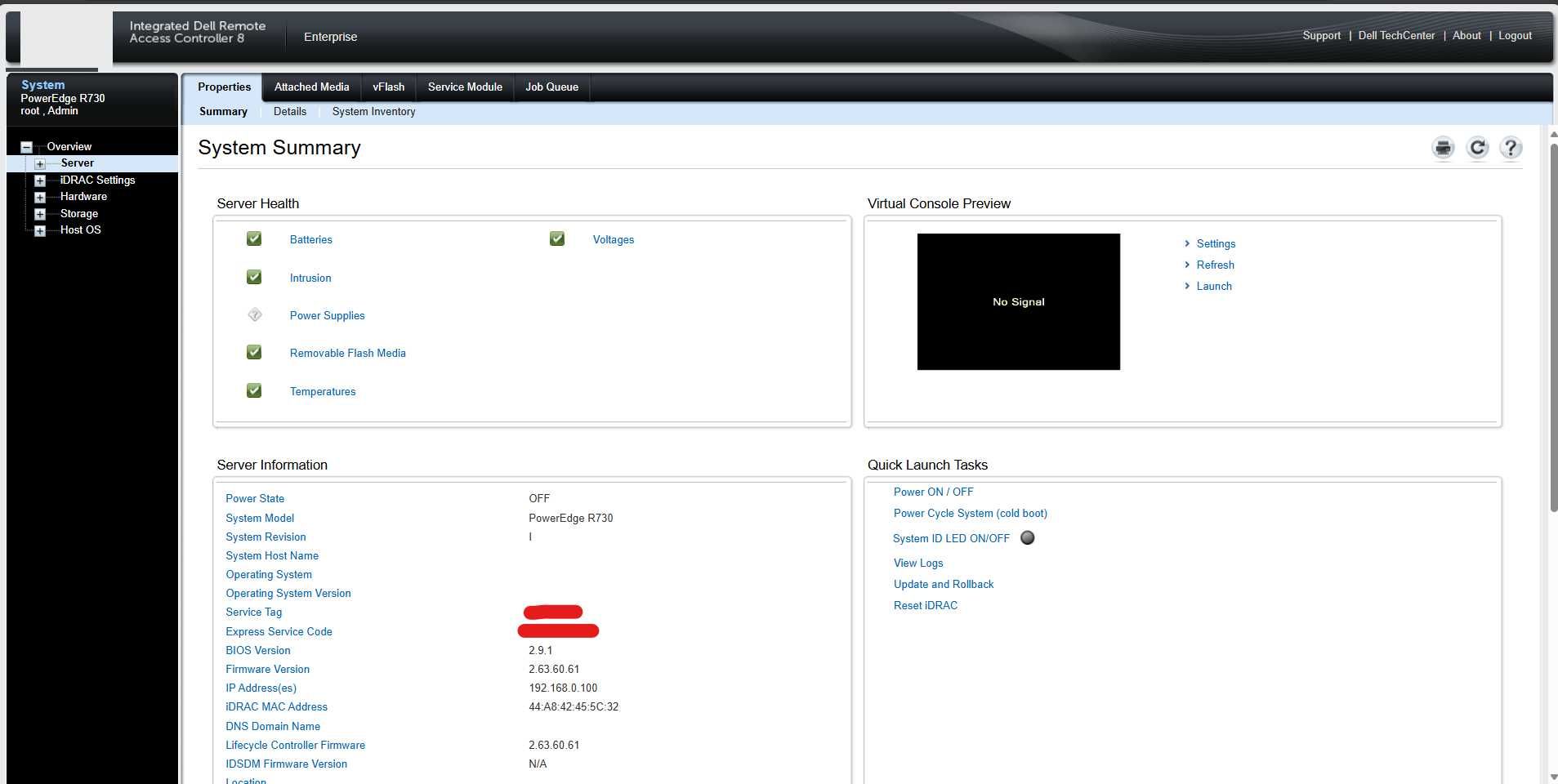 Servidor PowerEdge R730