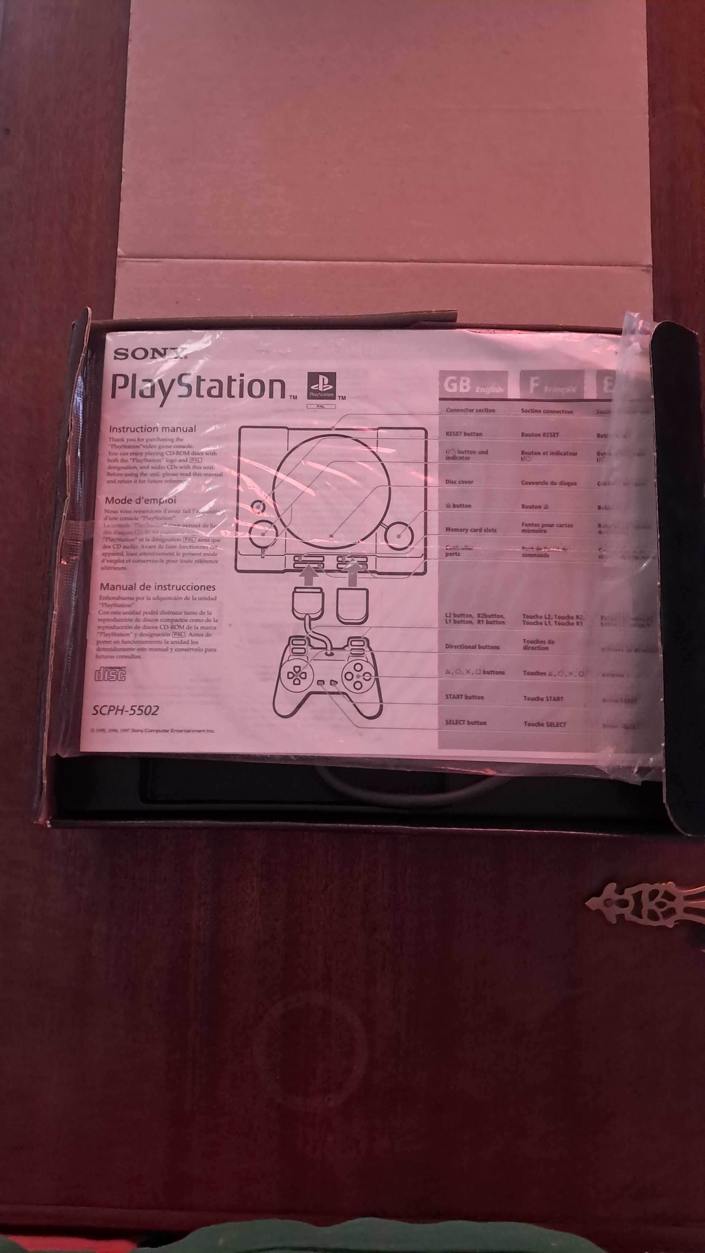 ps1 pistola gcon45 para ps1, com caixa exelente estado