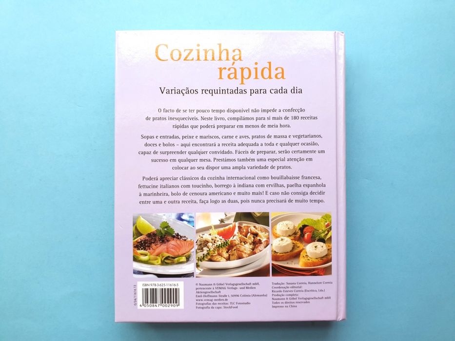 Livro "Cozinha Rápida - Variações Requintadas para Cada Dia"
