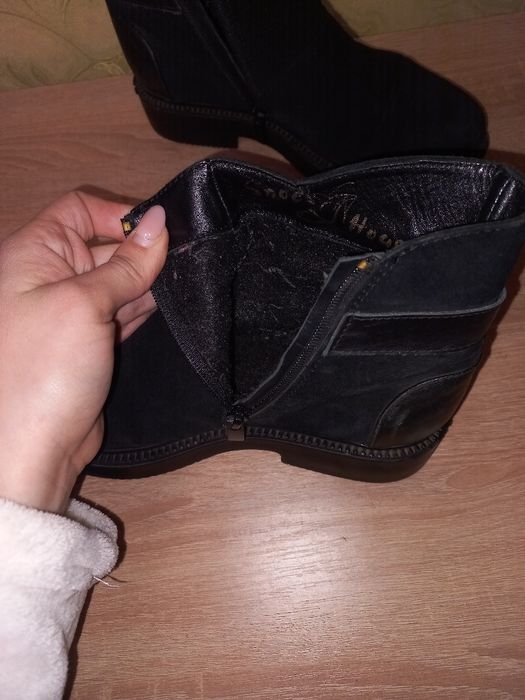 Ботинки натуральна замша