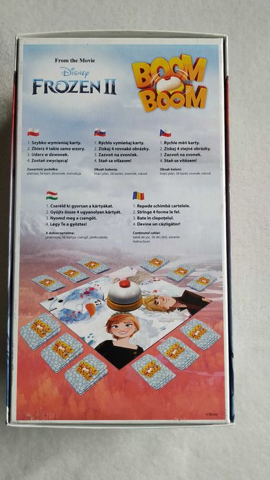 Gra dynamiczna rodzinna Boom Boom Frozen II Kraina lodu TREFL
