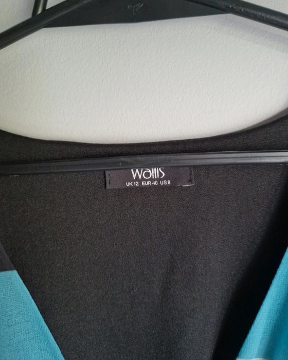 Sukienka za kolano w paski Luźny przewiewny rękaw L 40