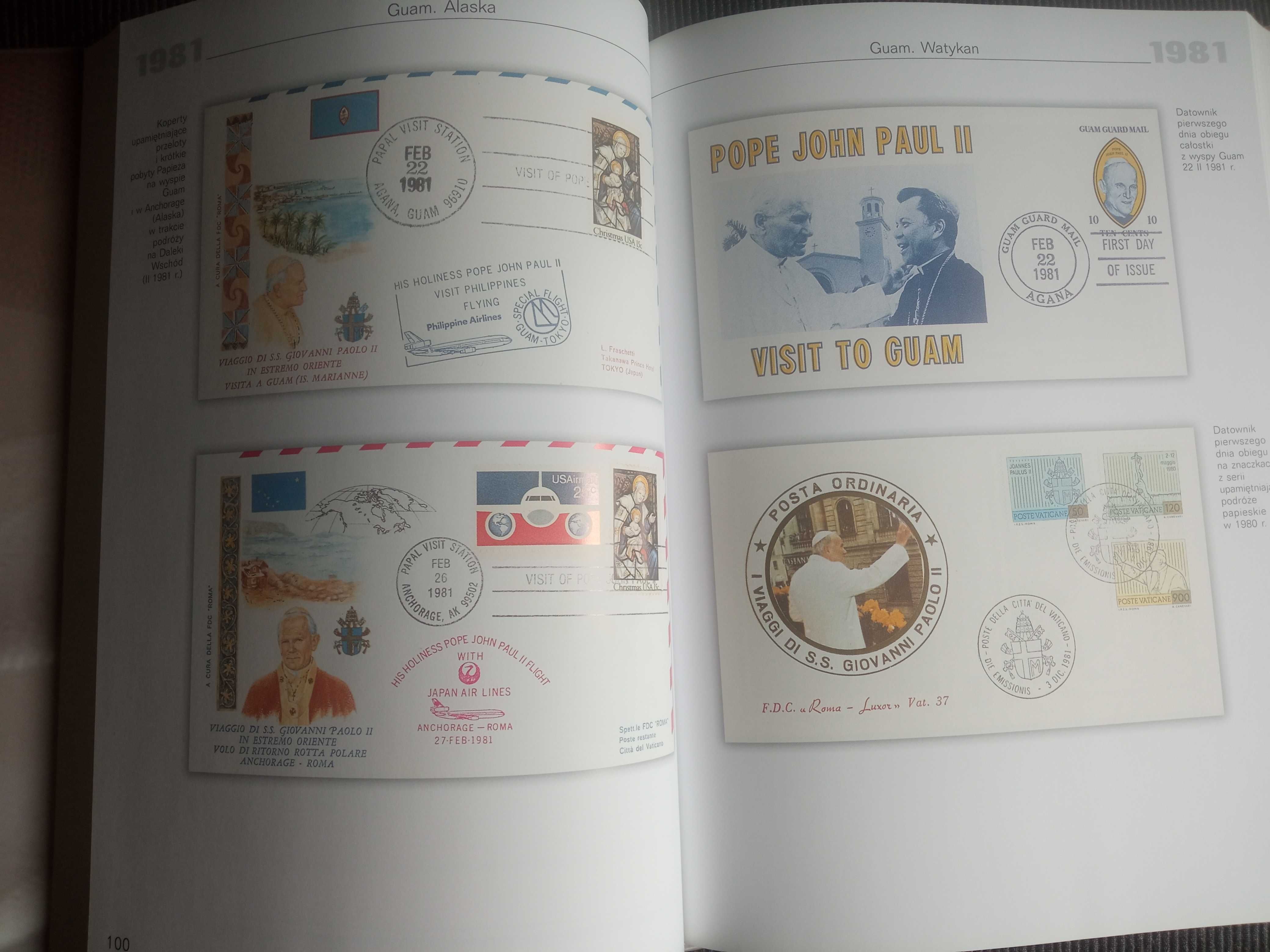 Album Jan Paweł II na znakach pocztowych świata