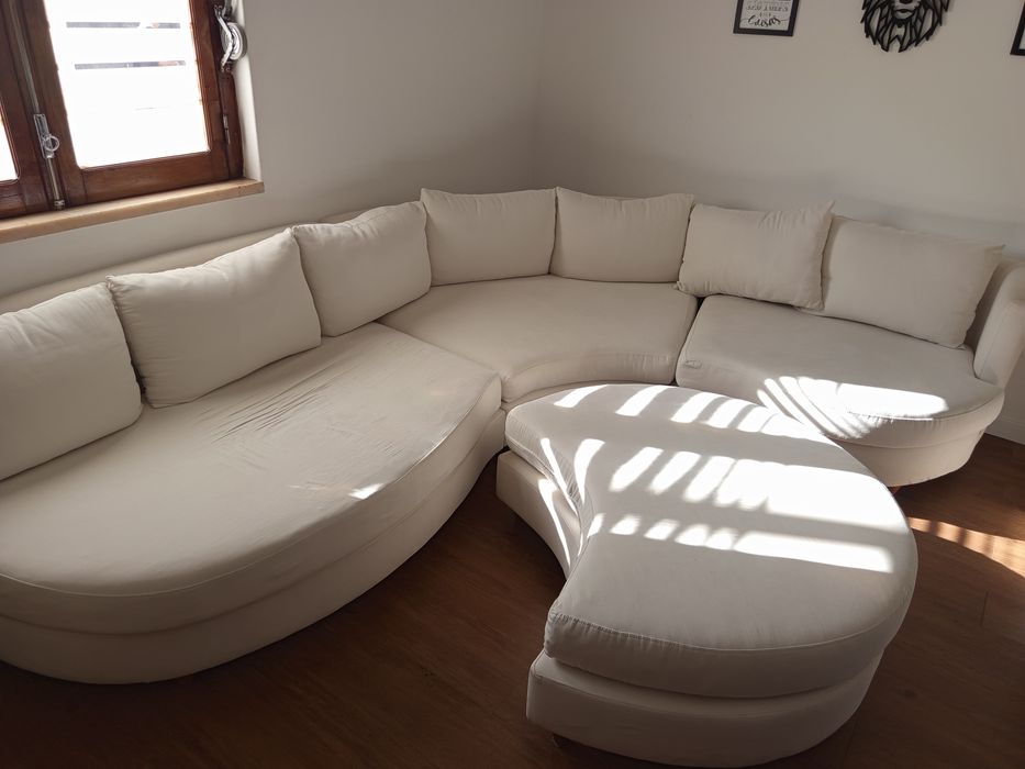 Sofá 6-8 lugares com chaise