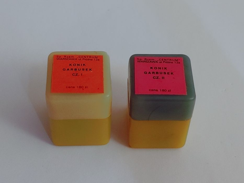 Bajki na rzutnik 2 części Konik Garbusek 2 szt. Retro bajki Ania Jacek