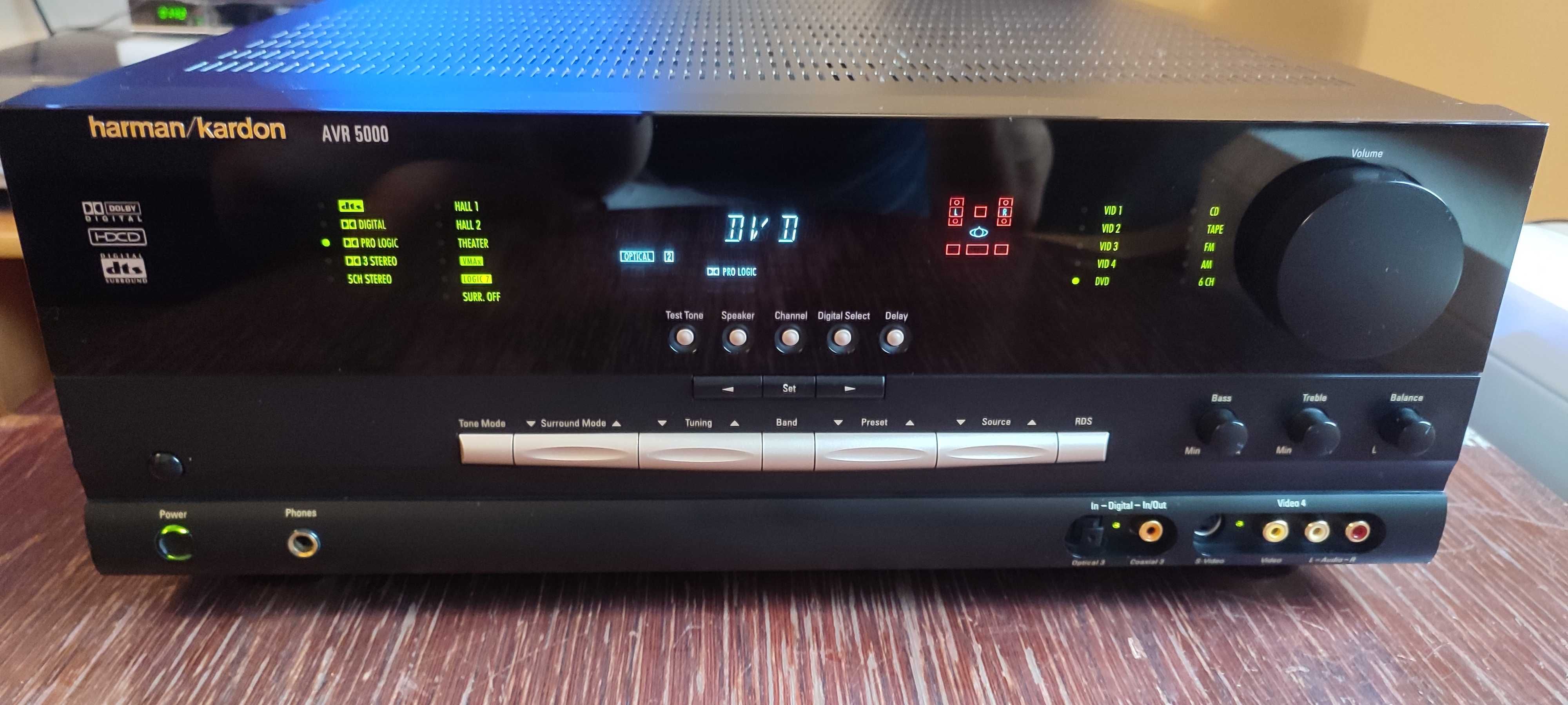 Amplituner Harman Kardon AVR 5000. W pełni sprawny. Brak pilota
