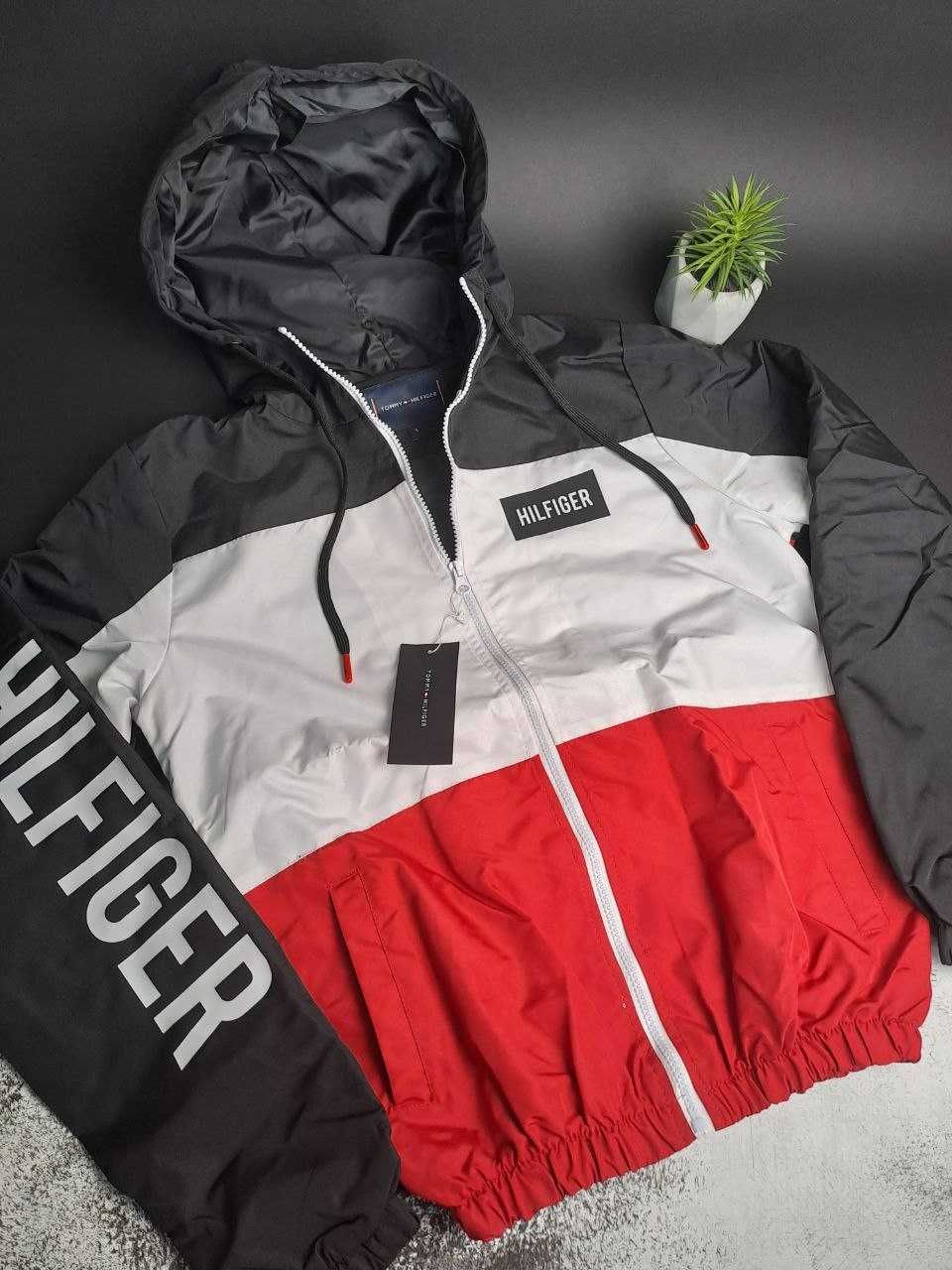 СКИДКА! XL (54) ветровка TOMMY HILFIGER томми хилфигер вітровка томмі