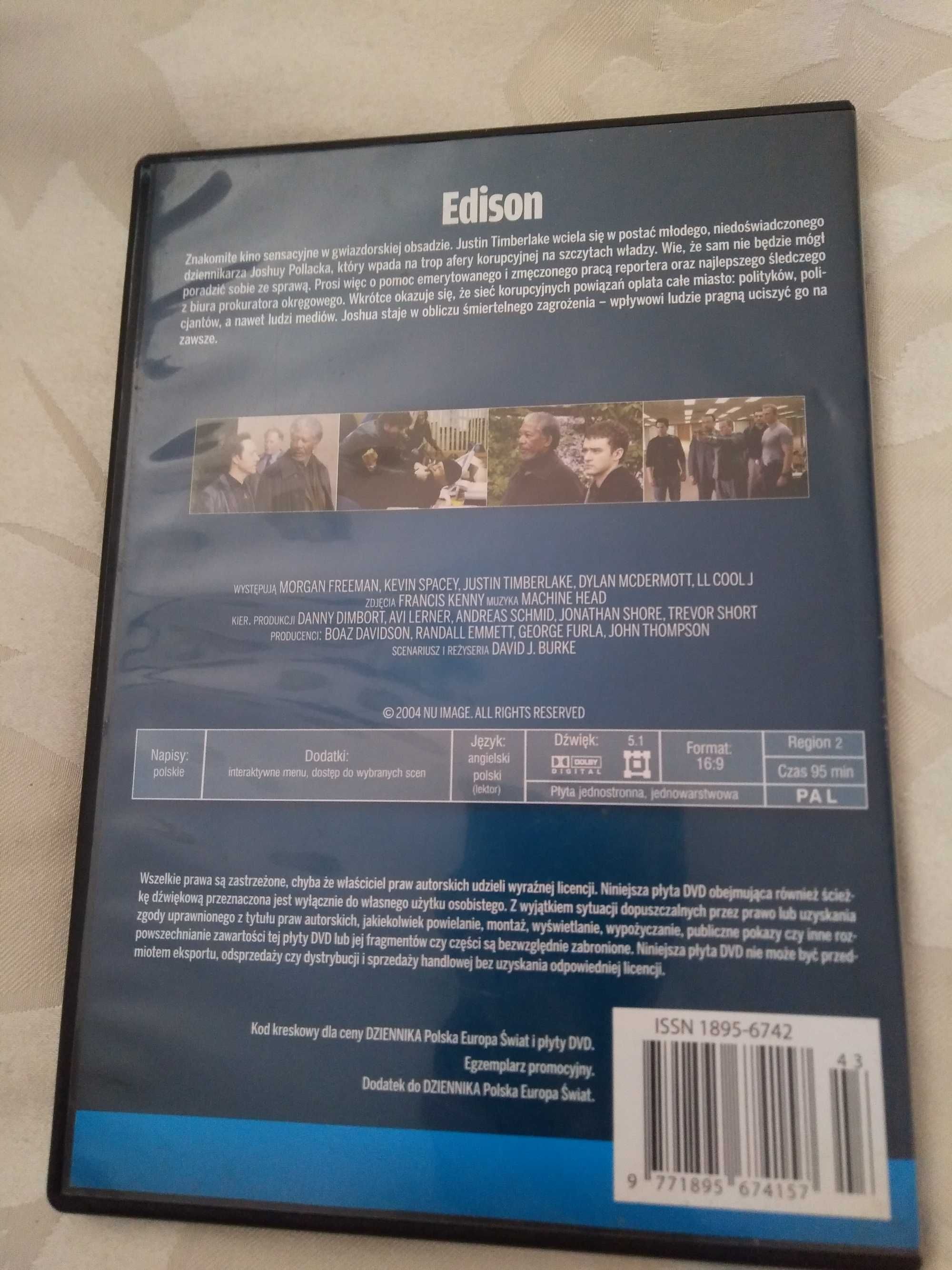 Edison film DVD płyta filmoteka dziennika seanse pod napięciem