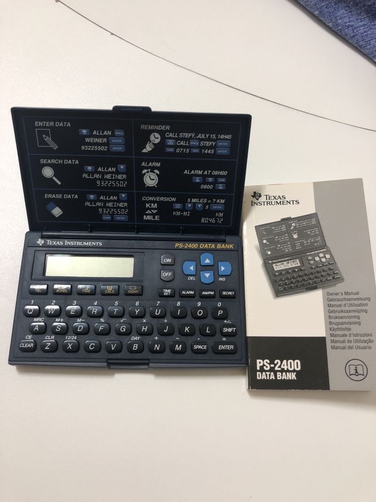 Calculadora Texas PS 2400 Data Bank. Nunca usada