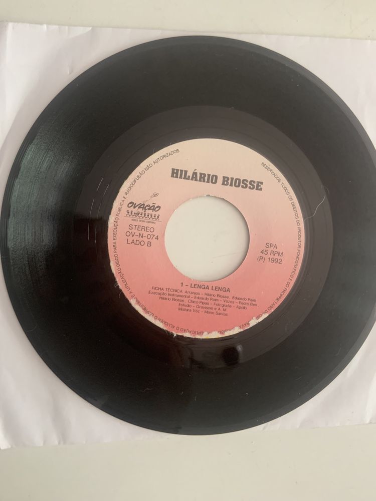 Vinyl Hilario Biosse single