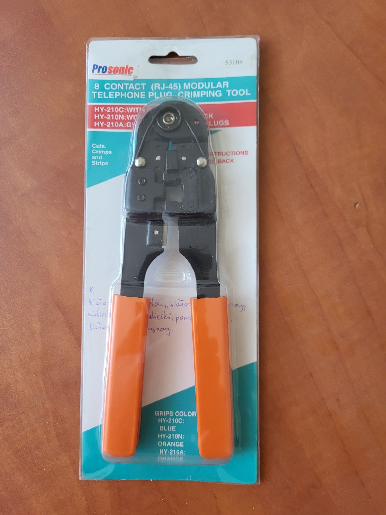 Contact (Rj-45) Modular Telephone Plug Crimping Tool