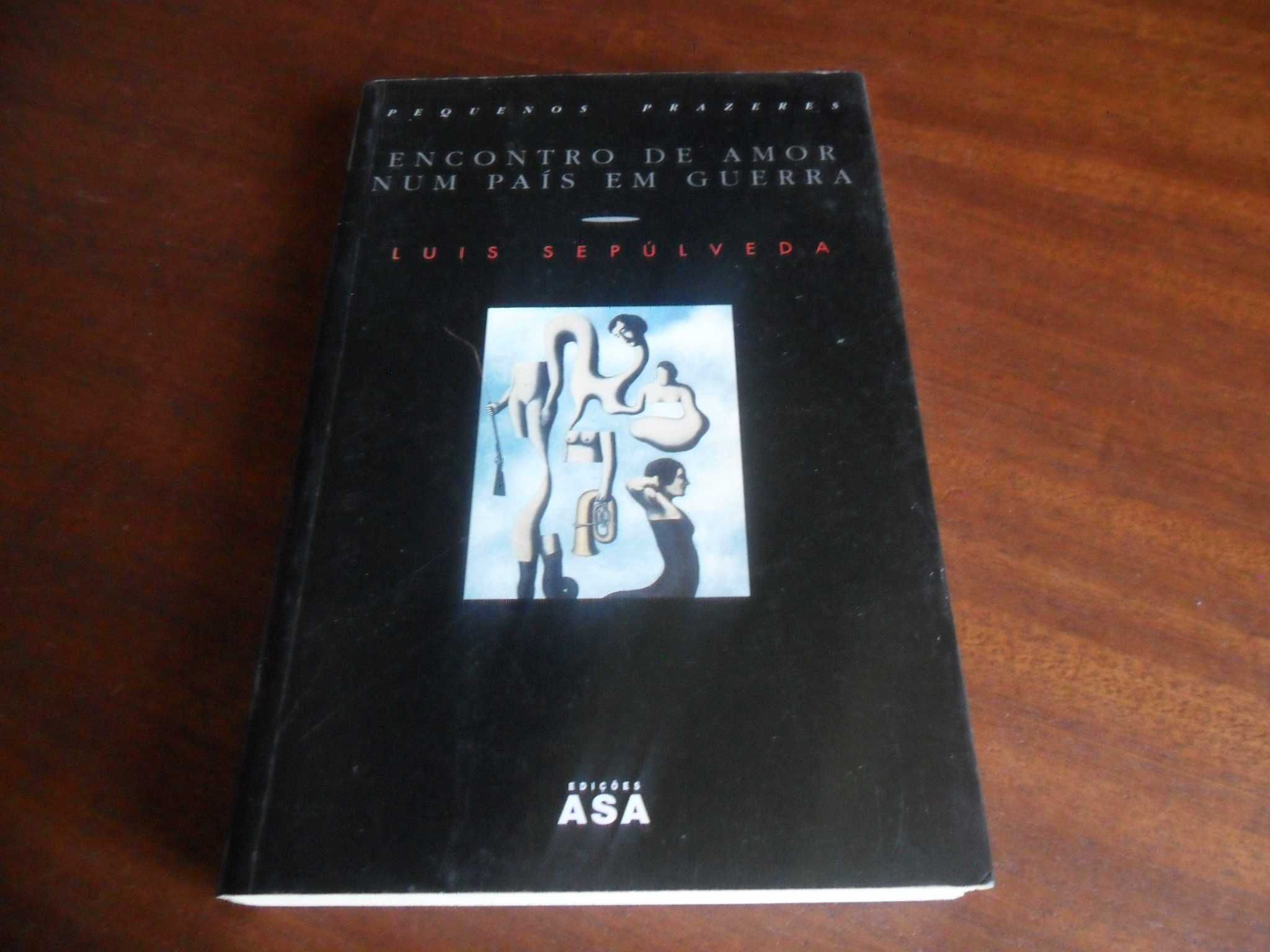 "Encontro de Amor Num País em Guerra" de Luis Sepúlveda - 1ª Ed. 1998