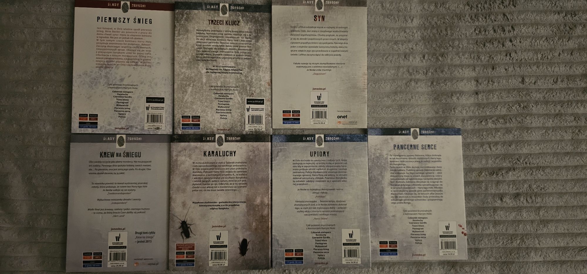 7 audiobooków Jo Nesbo- kryminały