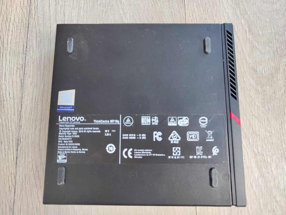 Lenovo M715q Ryzen 5 Pro 2400GE RAM 8GB SSD 128GB Windows 10 Pro