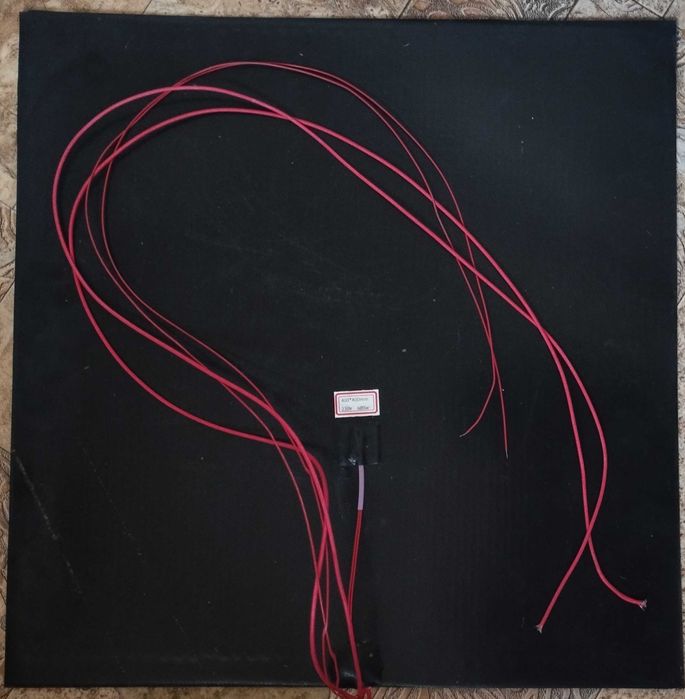 Силіконовий нагрівач килимок грілка 230В 600Вт 40x40см