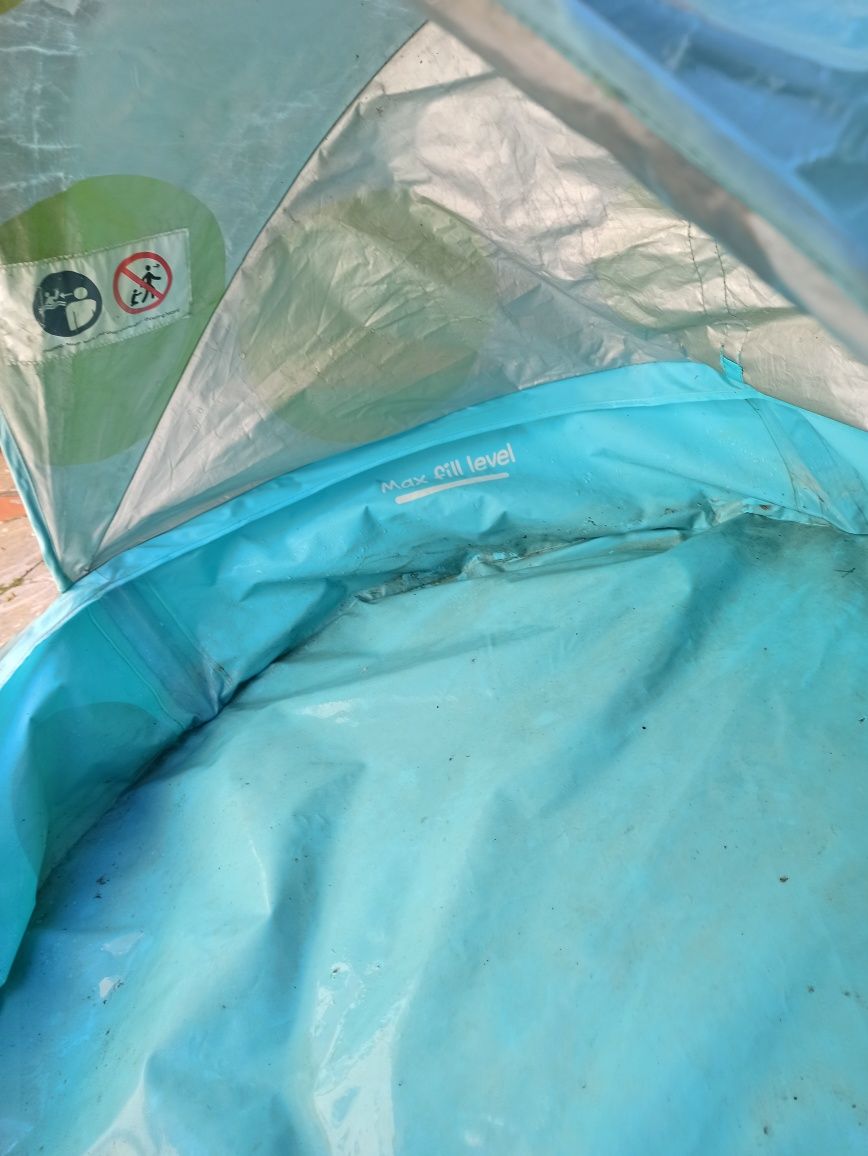Vendo piscina de bebé com toldo