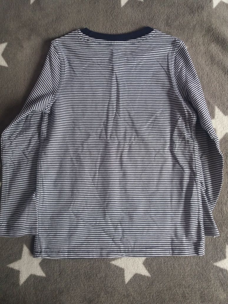 NOWA bluzka koszulka tshirt lupilu lidl 110 116 pasy paski metka