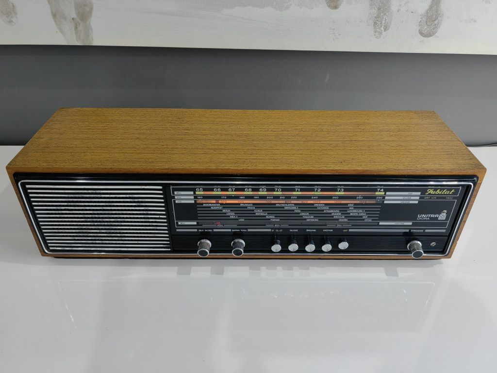Radio Unitra Diora Jubilat DMT-406 Nowy UKF 1974r  Zadbane PRL Vintage