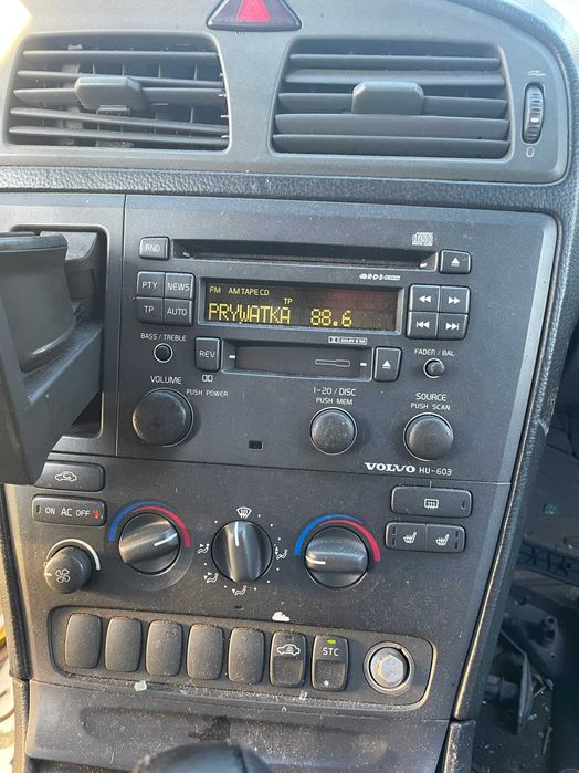 volvo v70 II s60 I xc70 radio radioodtwarzacz hu603 hu 603 testowane