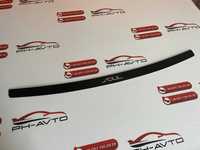 Kia Soul 2008-2013 накладка на задній бампер карбон