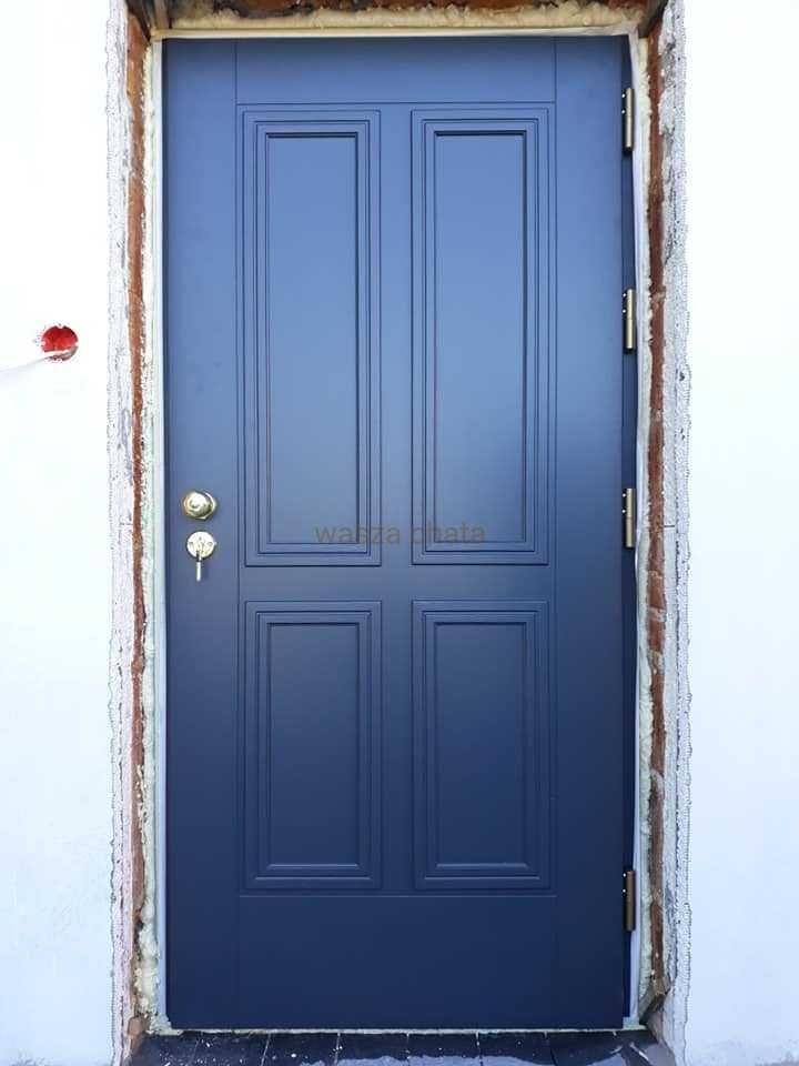 Drzwi Zewnętrzne Drewniane 8cm  z montażem dzp71