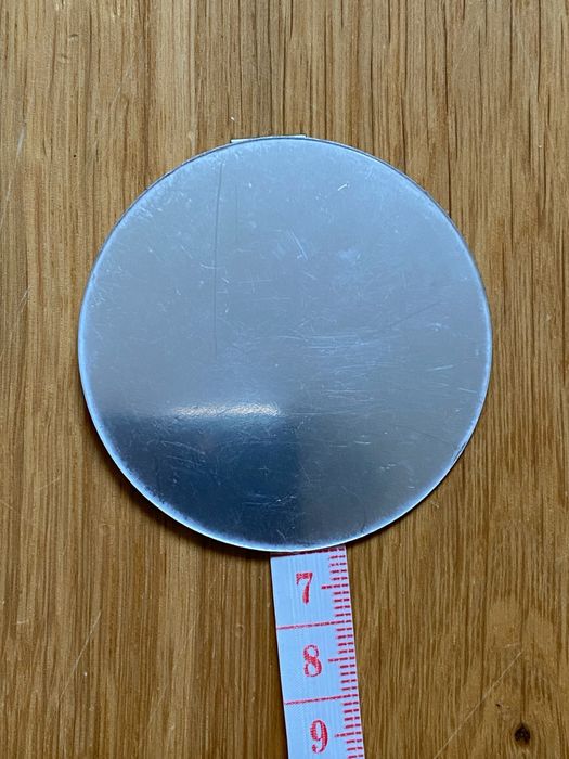 Lustro 6 cm koło samoprzylepne