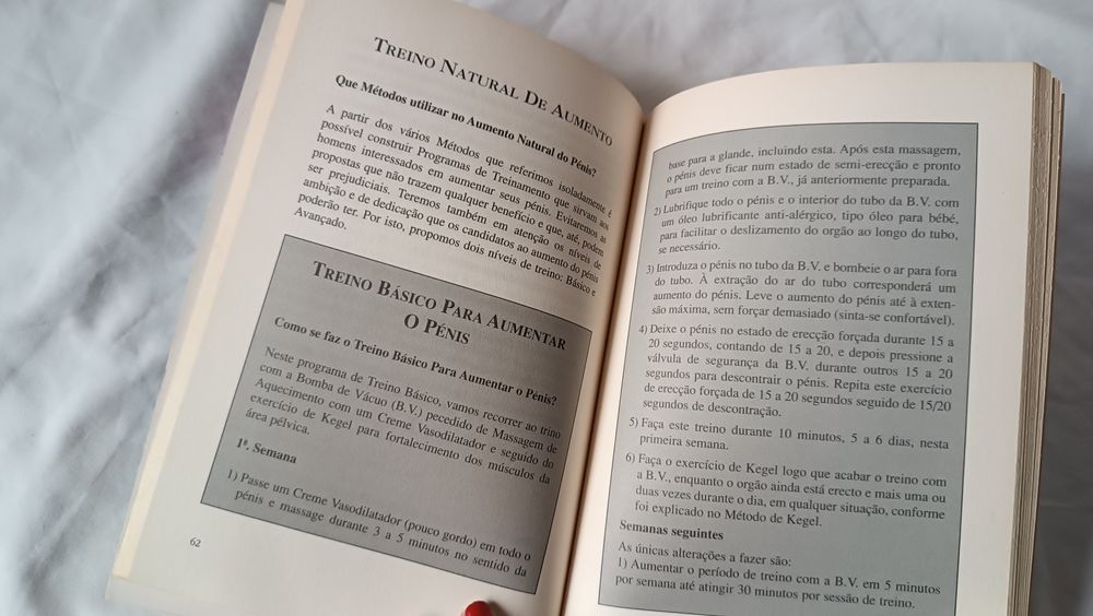 O Sexo dos Homens. Livro informação