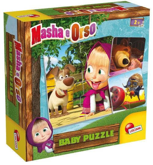 masza i niedźwiedź pierwsze puzzle dla najmłodszych