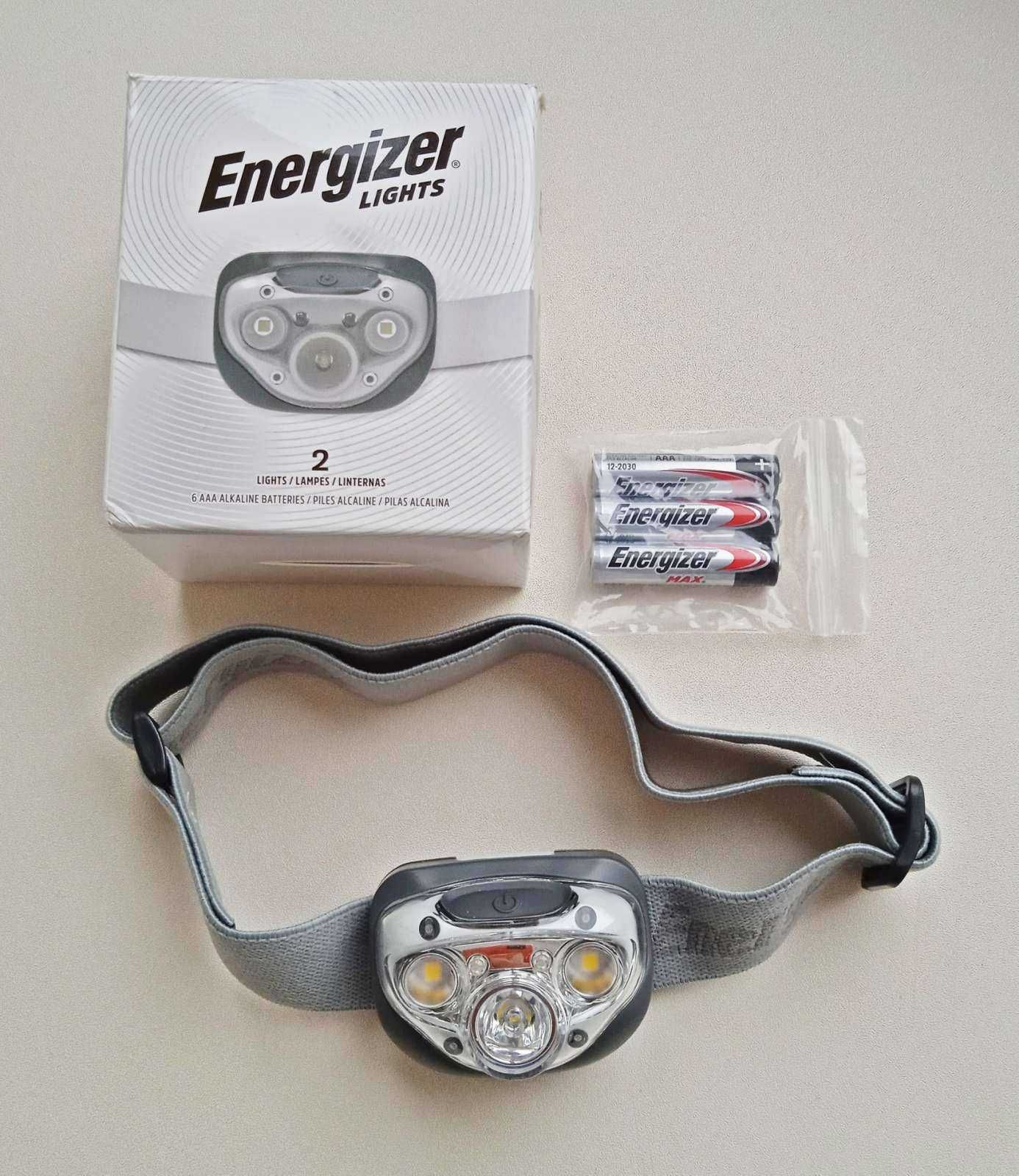 Налобный фонарь Energizer, Налобний ліхтар Energizer. З США. Оригінал.
