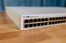 Микротик, коммутатор MikroTik Cloud Router Switch CRS354-48G-4S+2Q+RM