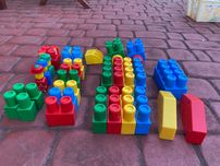Duży zestaw klockach Mega Bloks dla dzieci